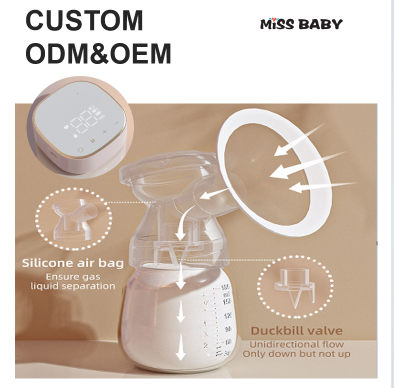 Safety Nursing Smart Maternal Baby Products Large Suction Bilateral Breast Pump Postpartum Lactation Device