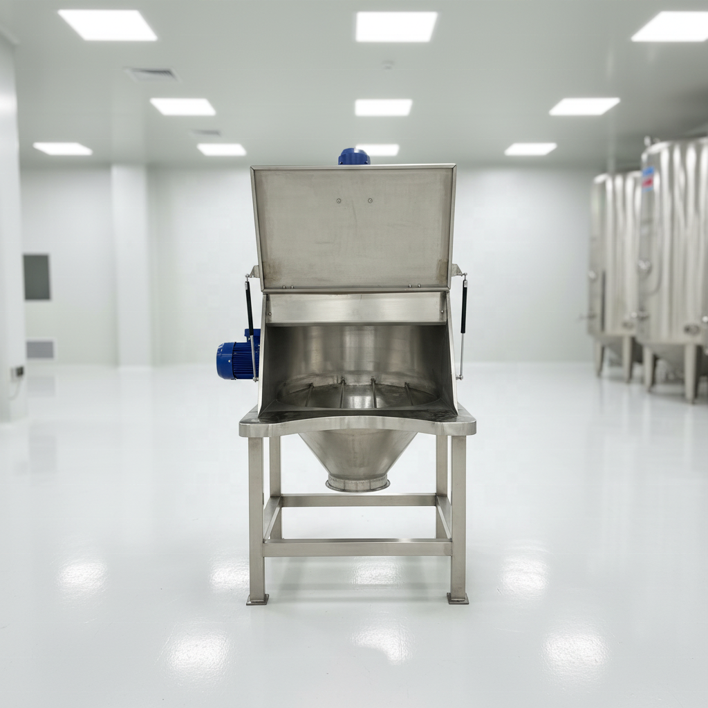 Stainless Steel Dust-free Feeding Station Big Bag Feeding Station for Food Processing