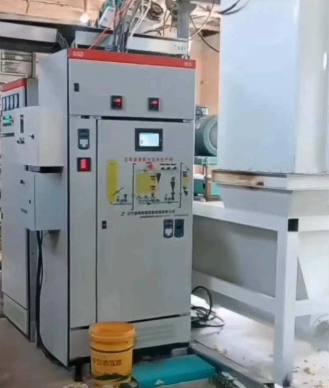 PLC Control Mixer Weighing Conveyor Automatic Batching System