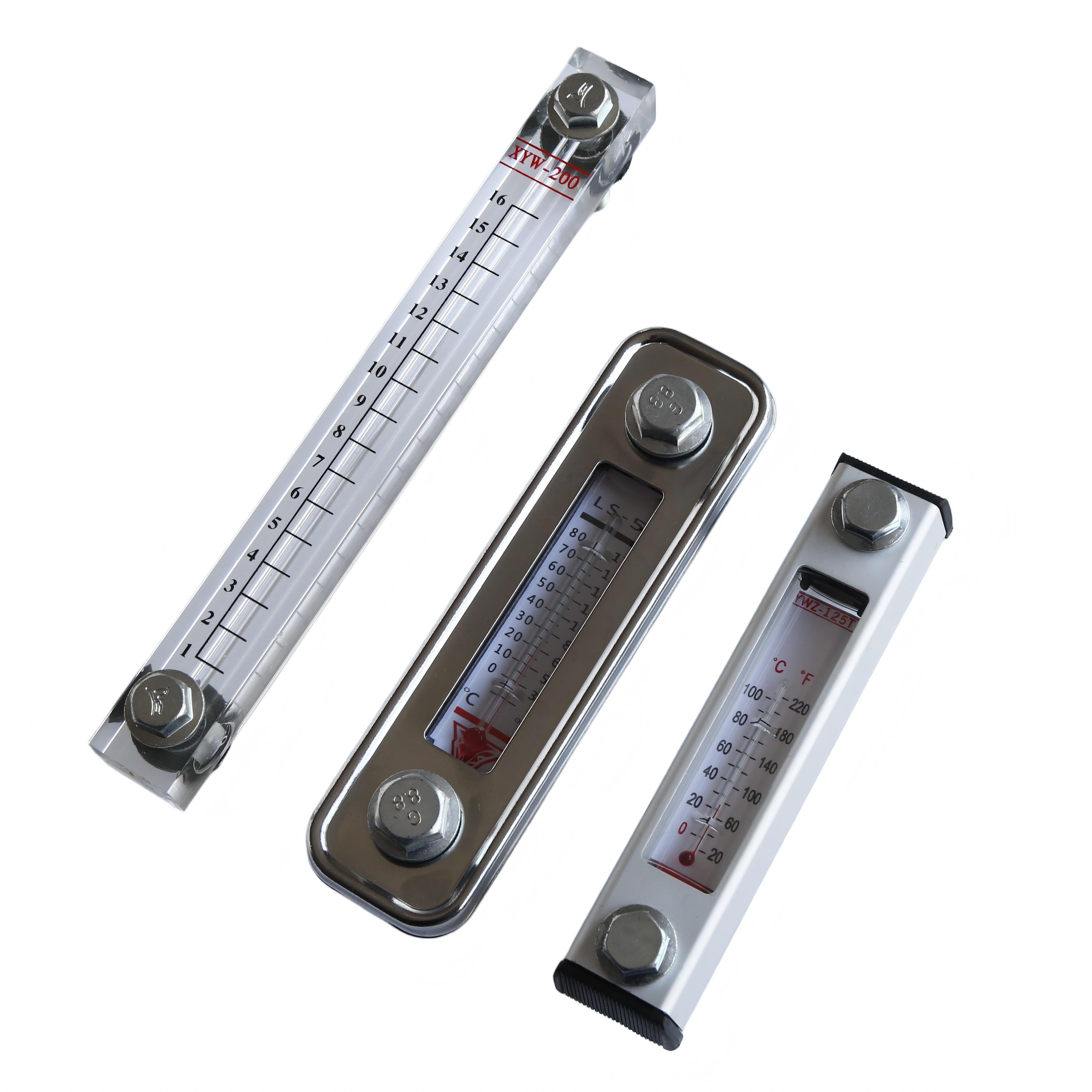 YWZ Industrial Level Gauge With Temperature Indicator For Oil Tanks Lubrication Cooling And Hydraulic Equipment