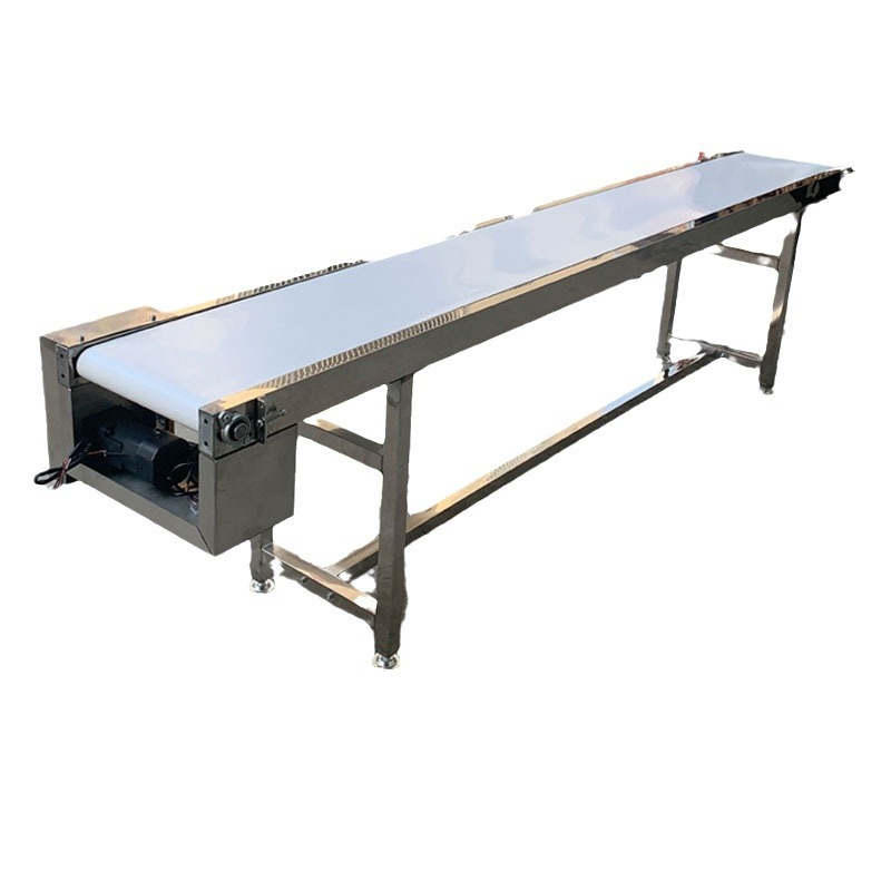 New Custom Durable Aluminum Frame Belt Conveyor System PVC Belt Adjustable Guide Rail Industrial Automation Assembly Line