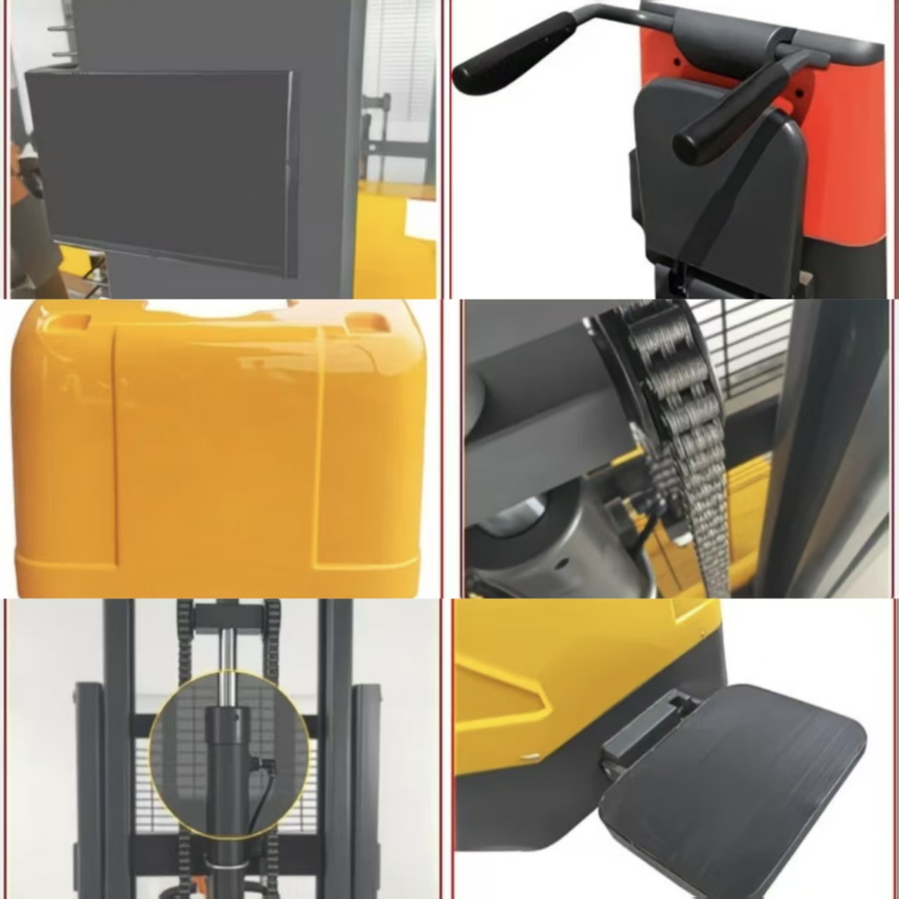 CDD30II 3 Ton Full Electric Pallet Stacker High Lift Heavy Duty Lifting Equipment CE Forklift