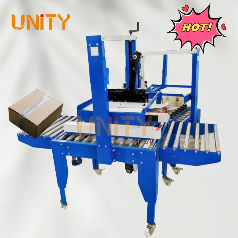 Industry Machinery End of Packing Line Auto Side Adhesive Cartoon Sealer Automatic Carton Sealing Machine