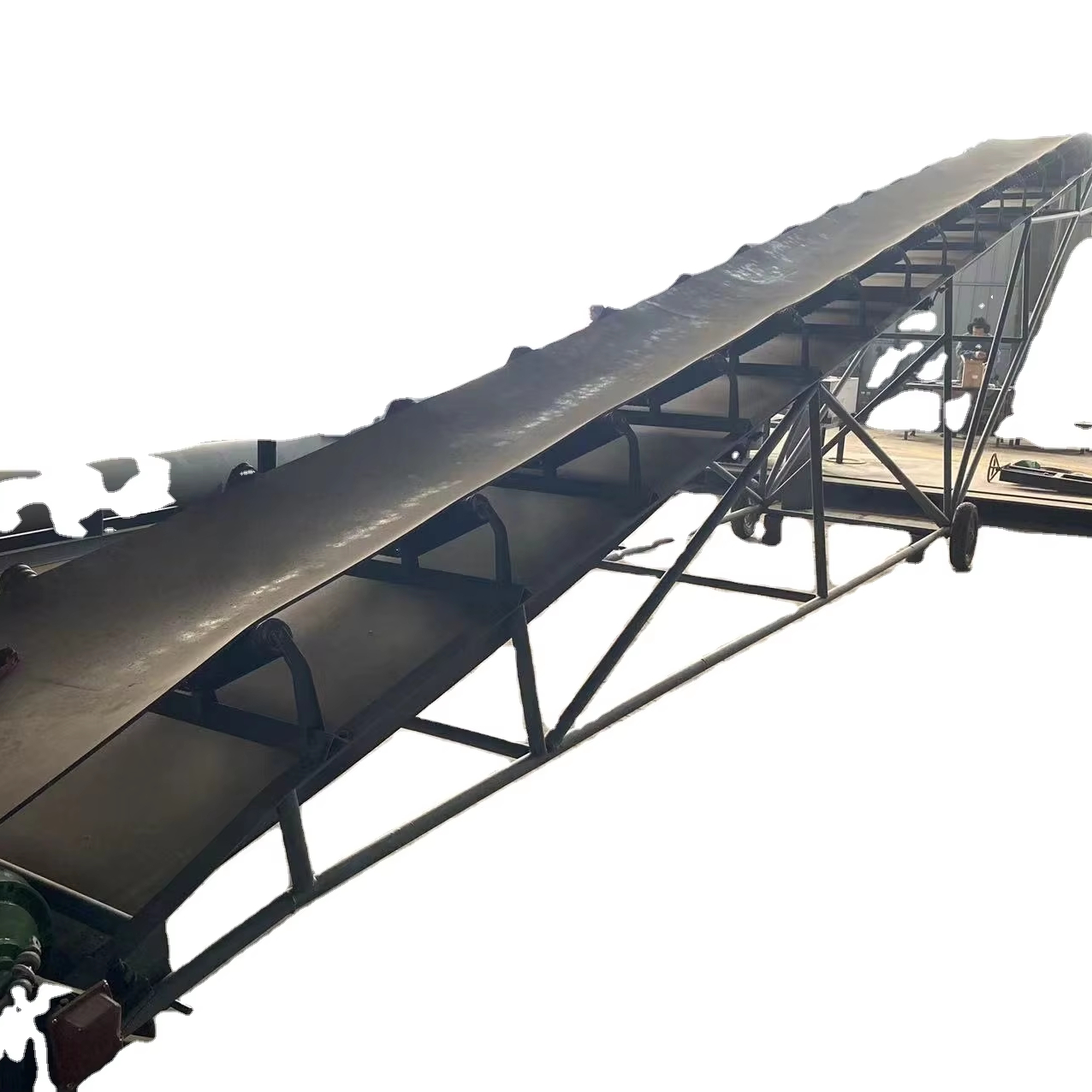Warehouse Automated Roller Conveyor Line Logistics Sorting Telescopic Belt Parcel Express Loading Unloading Dock Stainless Steel