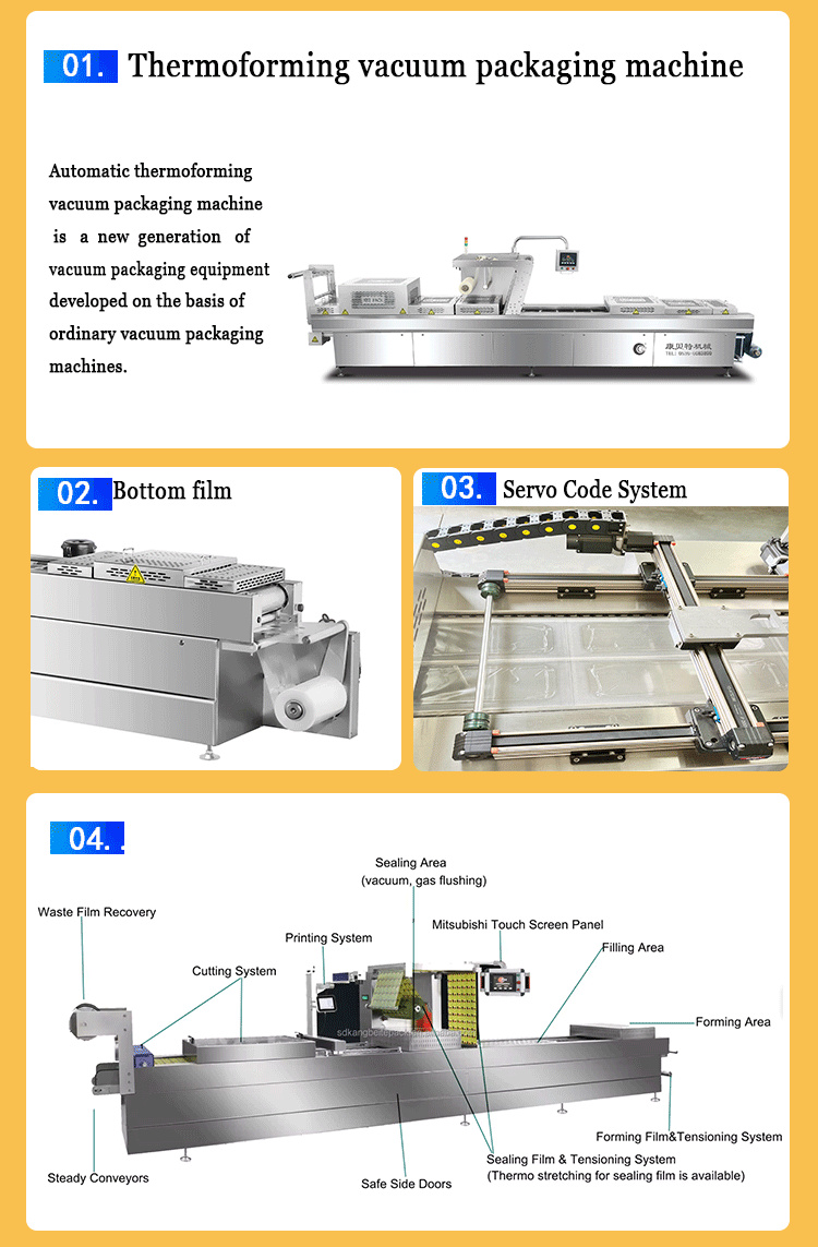 Thermoforming packaging machine specifications
