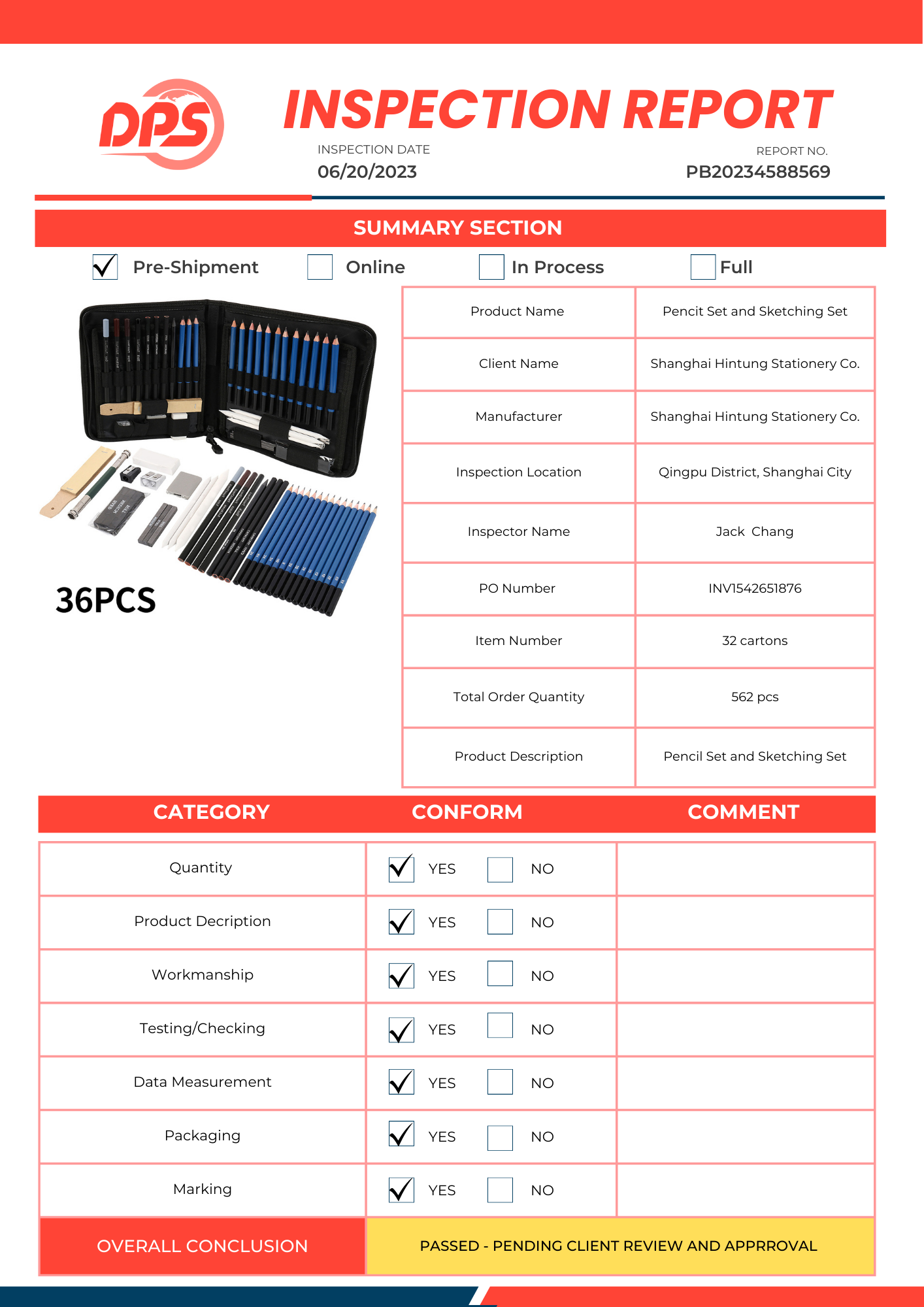 Summary Section