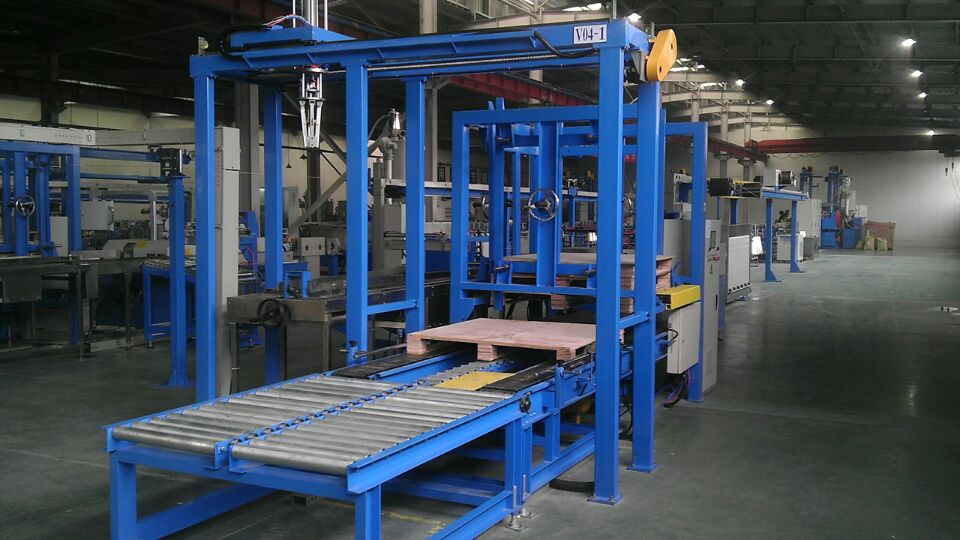 Cable Coil Palletizing and Depalletizing System with Cartesian Coordinate Robot