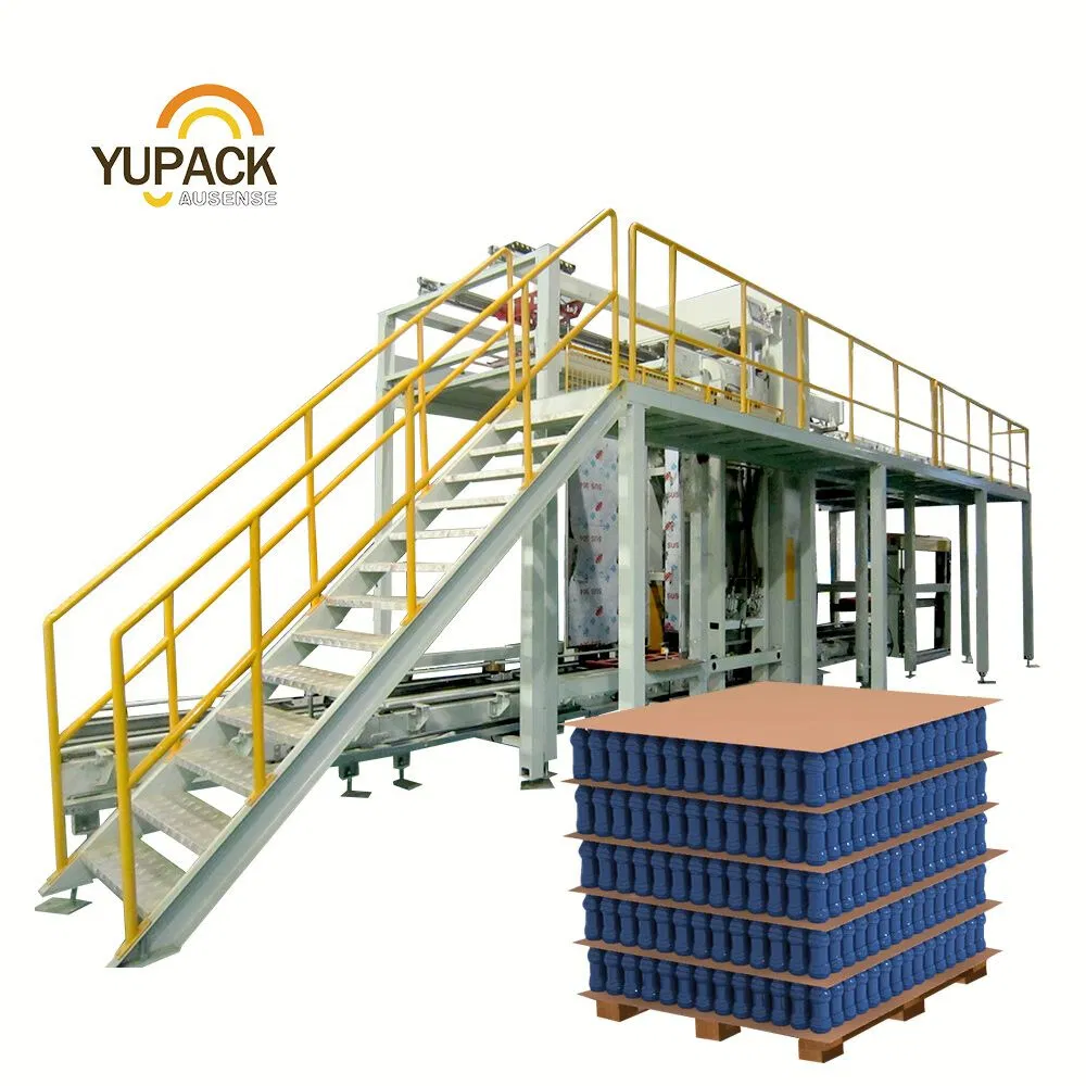 Beverage Industry Automatic High Level Layer Depalletizing System for Jars, Containers