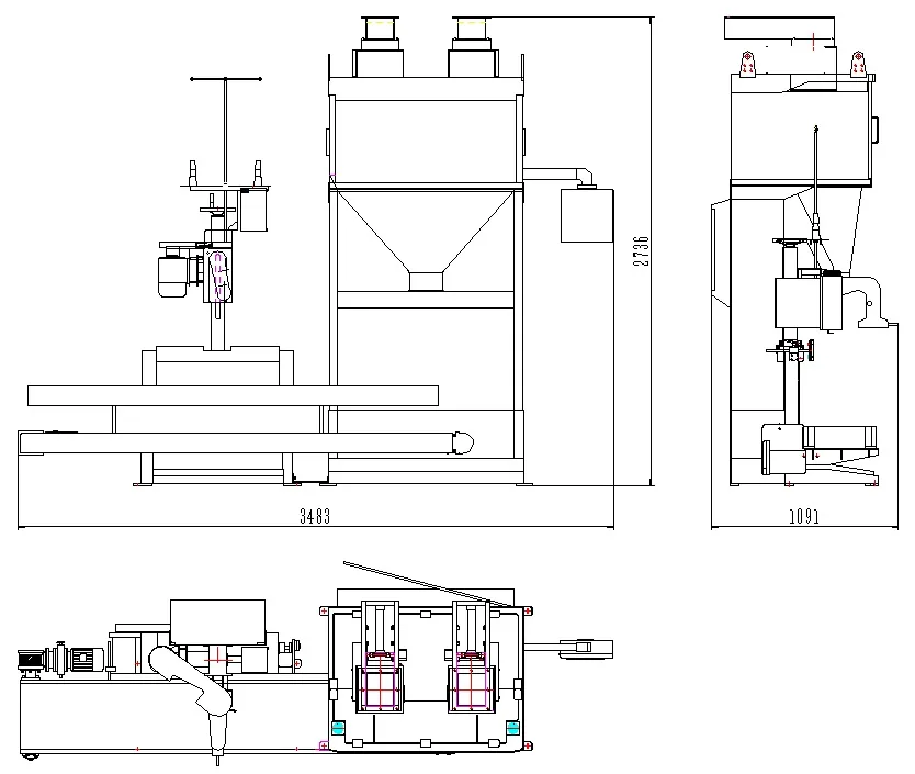 Advanced High-Precision Automatic Weighing System for Rice and Feed
