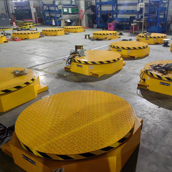 Low Profile Motorized Rotary Pallet Wrapping Turntable Machine for Cabinet/Pallet Stretch Wrap