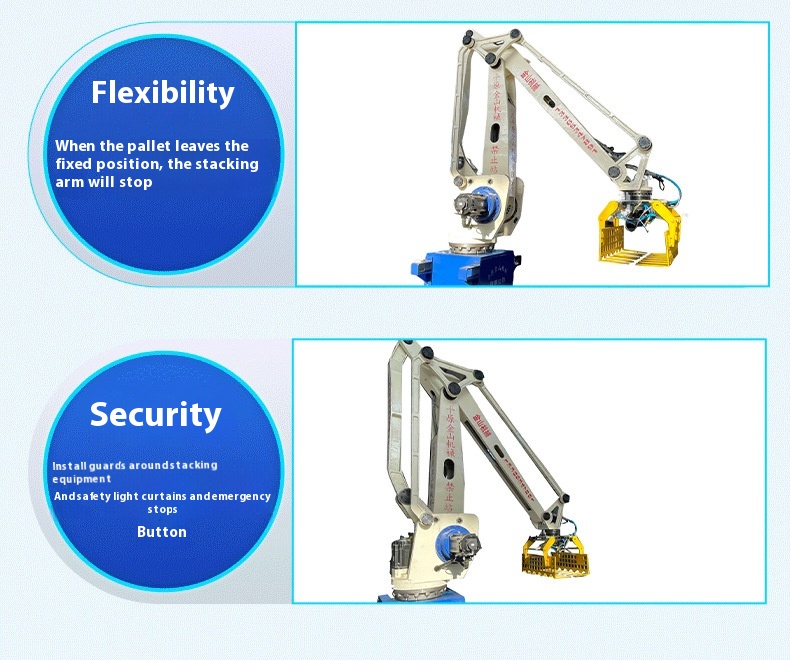 Electric Automatic Robotic Palletizer Packaging Machine