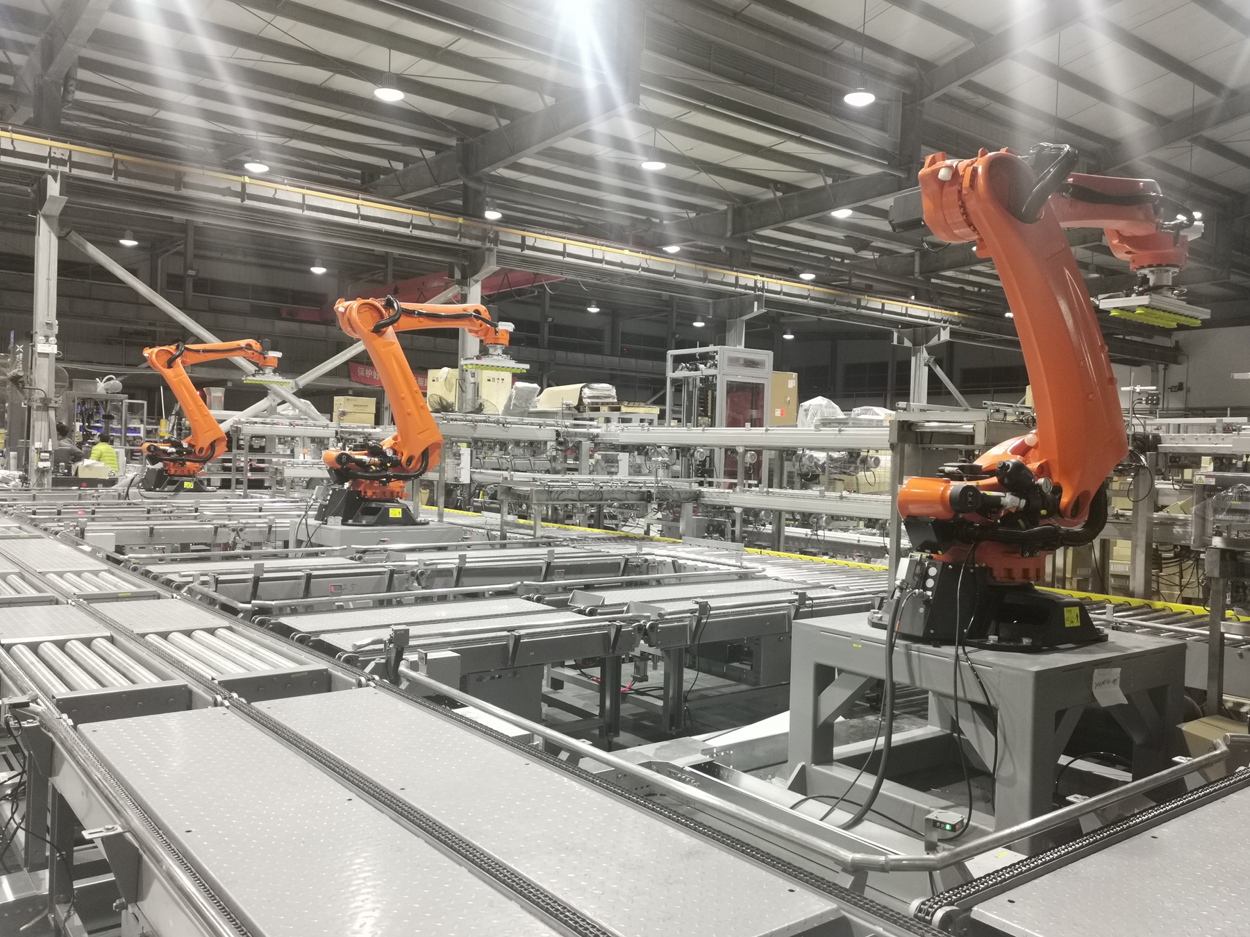 Intelligent Palletizing Robot, Fully Automatic Carton Palletizing Machine for Large Processing Plants