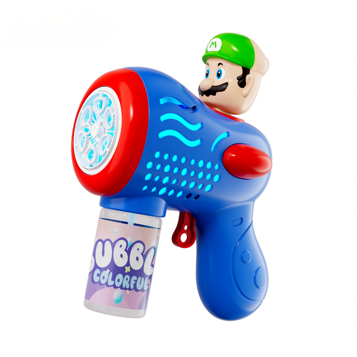 Best Quality Custom Cartoon Pokeman Bubble Gun Automatic Bubble Blower Machine Light Professional for Children Outdoor Toy
