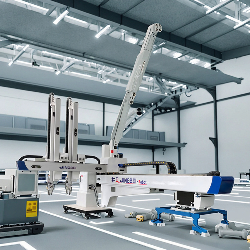 Five Axis Robot Industrial Manipulator Automatic Robot For Injection Molding Machine Plastic Packaging Take Out