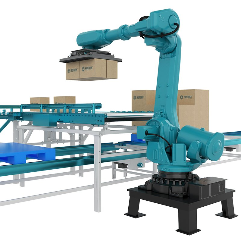 Advanced Automated Depalletizing and Palletizing Robot System for Warehousing