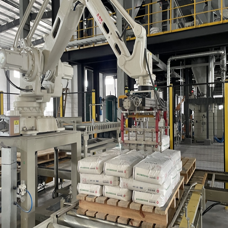 High-Speed Automatic Industrial Robot Palletizer Machine System for Plastic and Paper Packaging with Price