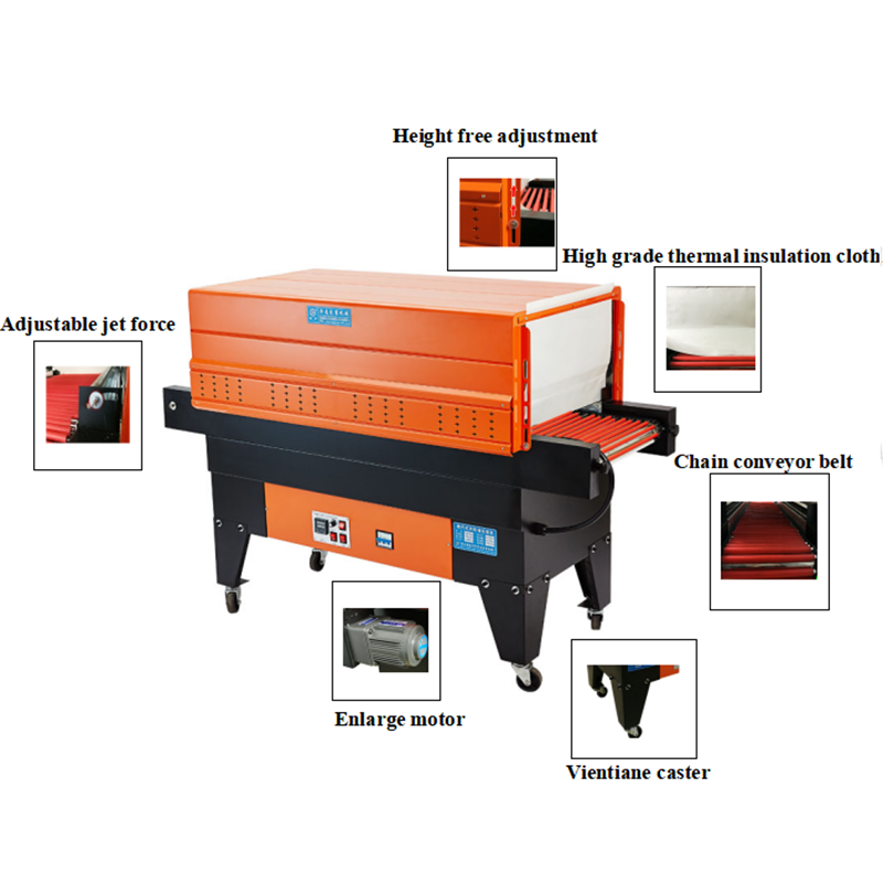 Heat Shrinkable Packaging Machine Wrapping Machine for PP/PVC/POF Material in Packaging Process for Battery Pack Assembly