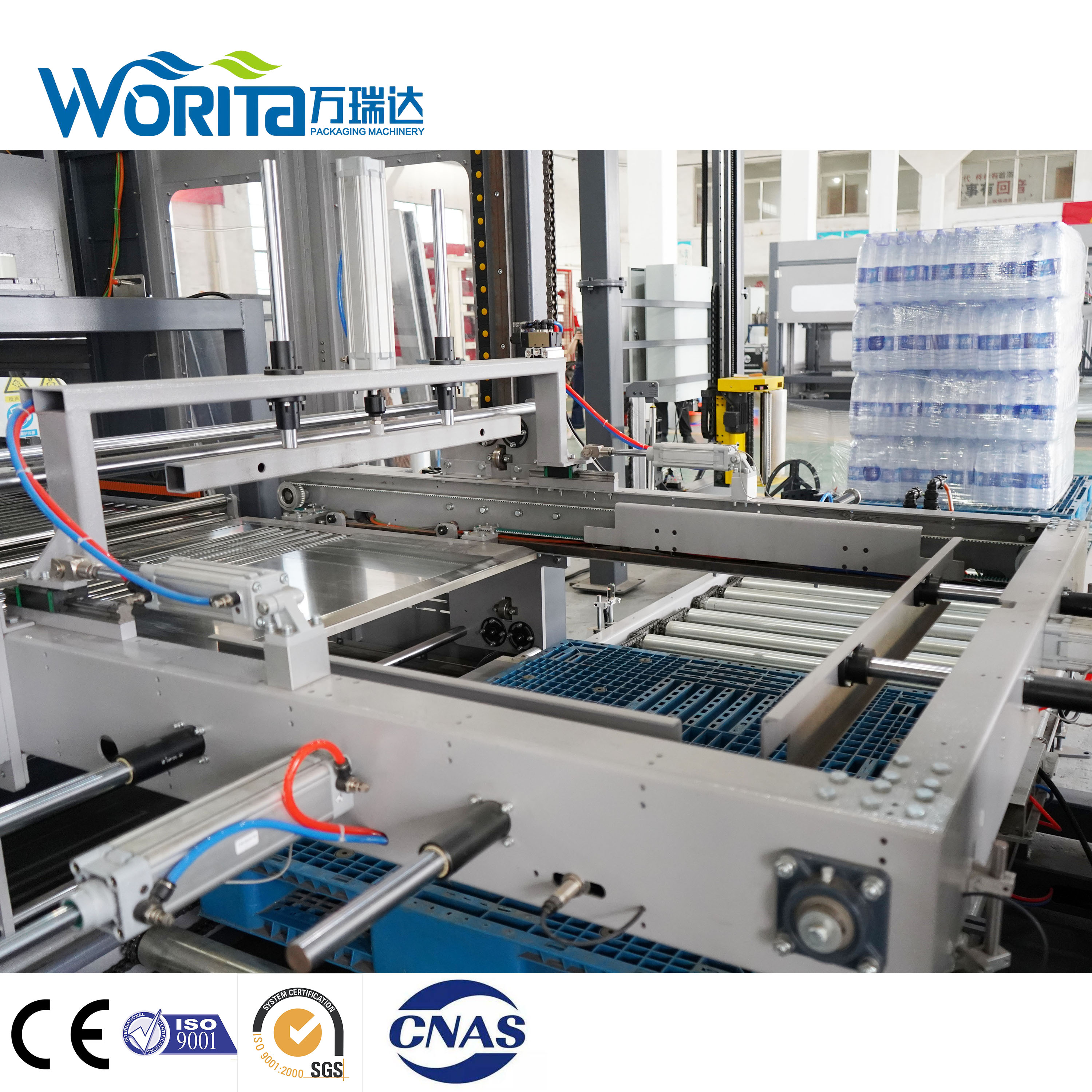 Fine Chemical Efficient Automatic Packaging Palletizing Production Line Spider Hand Robot System Flexible Pouch Palletizer