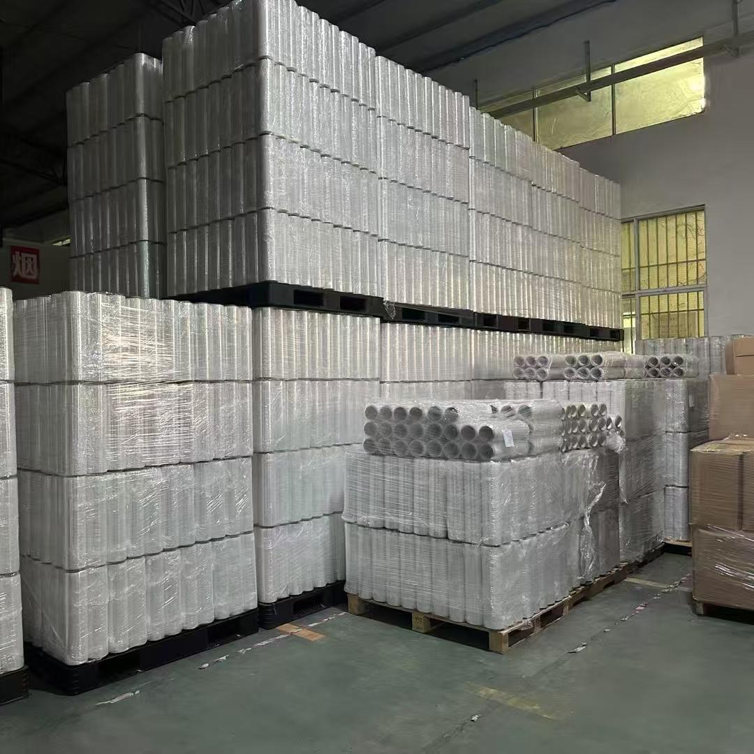 High Quality Plastic PE LLDPE Pallet Wrap Stretch Film Custom Printed Color Cling Pallet Wrap Film PE Stretch