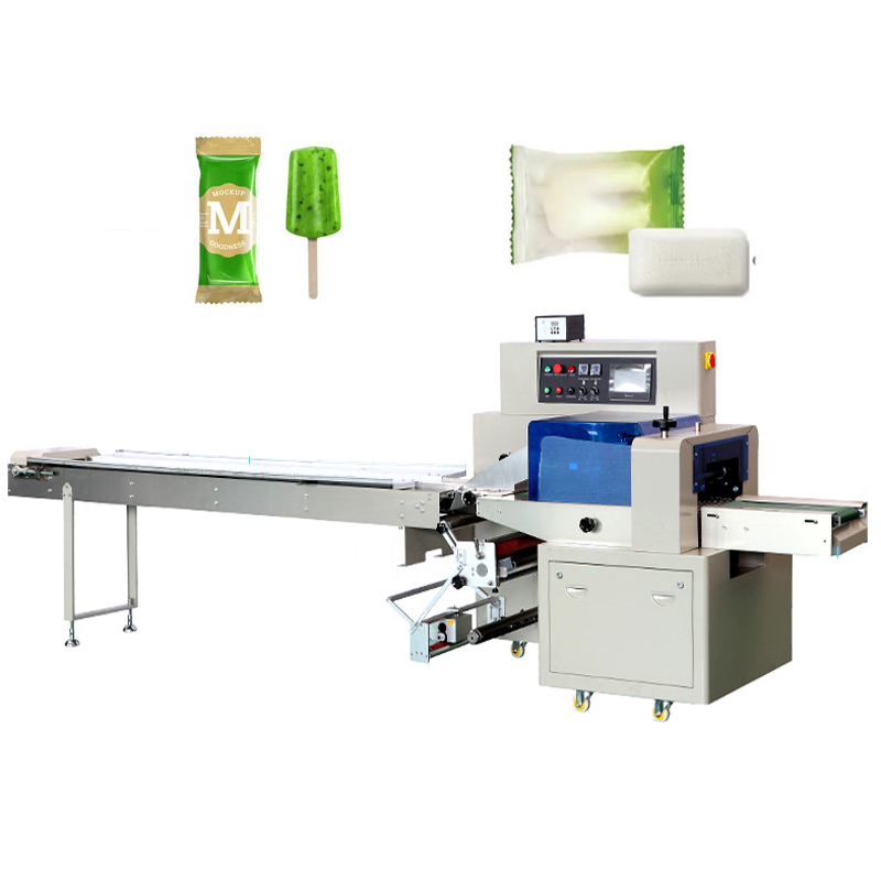 Automatic Horizontal Flow Wrapping Packing Machine for Bakery Candy Pillow Bag Packing Machine