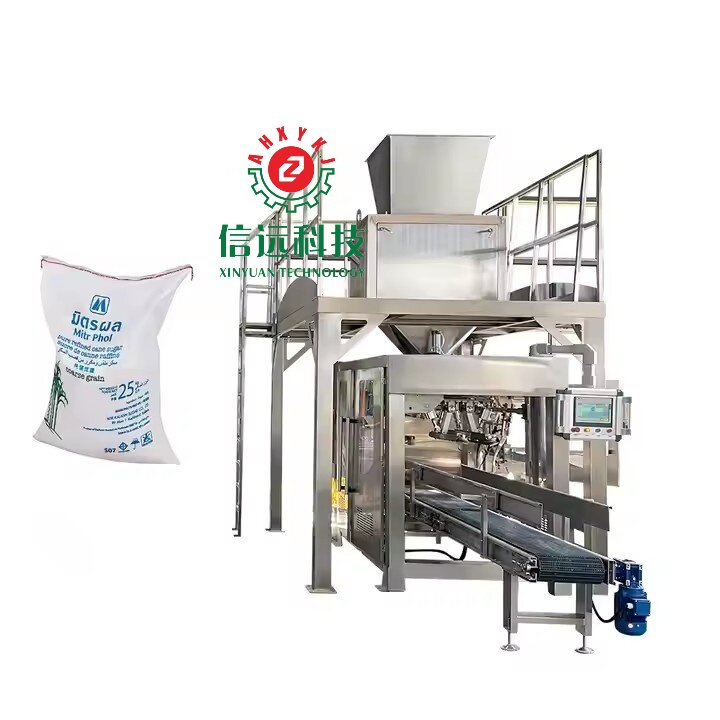 Open Mouth Bag Sack Bagging Feeds Fertilizer Granular Pellet Grain Rice Packaging Machine