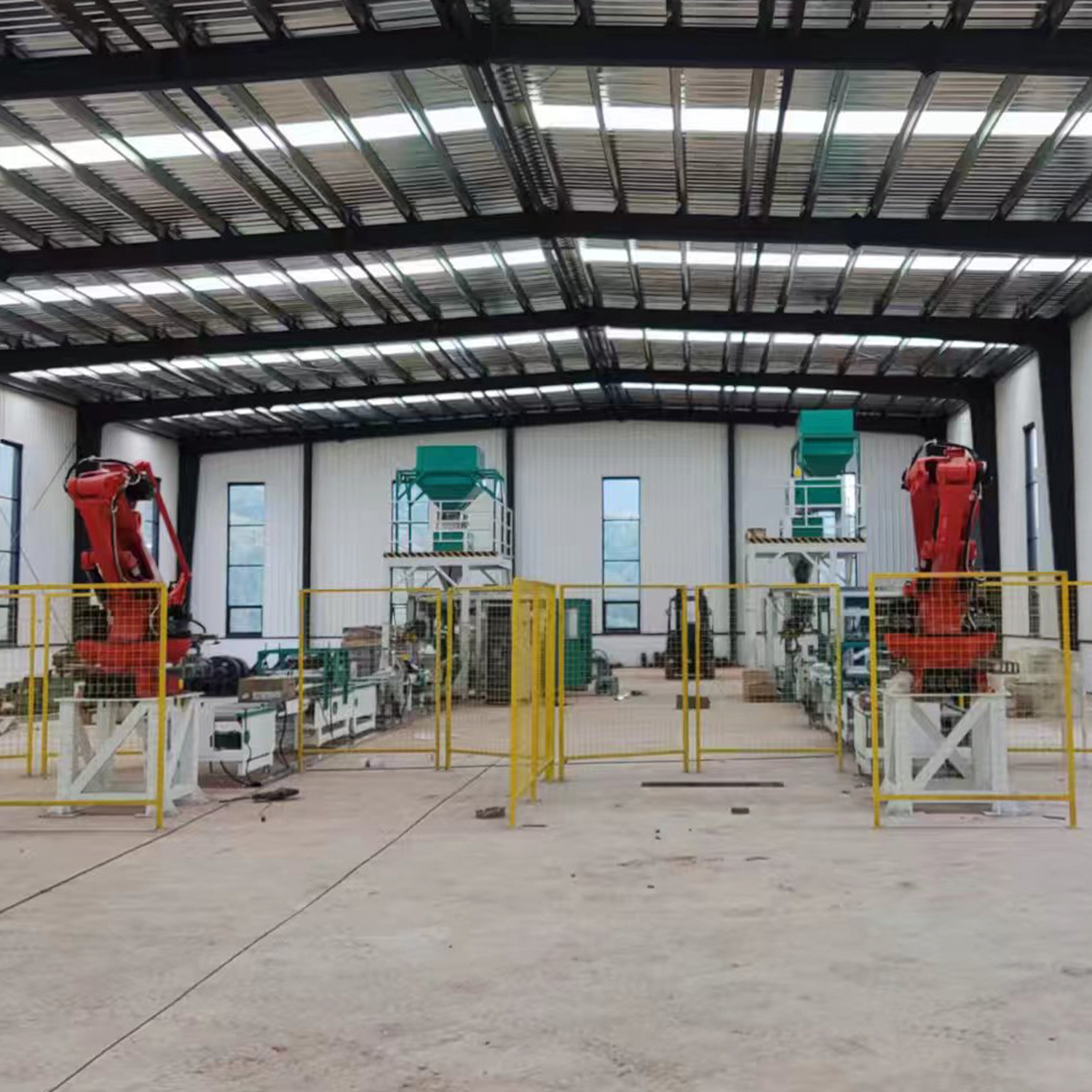 Intelligentize Robotic Intelligent High Speed Robotic Palletizer Carton Bag Case Packing Line KUKA Robot Palletizer