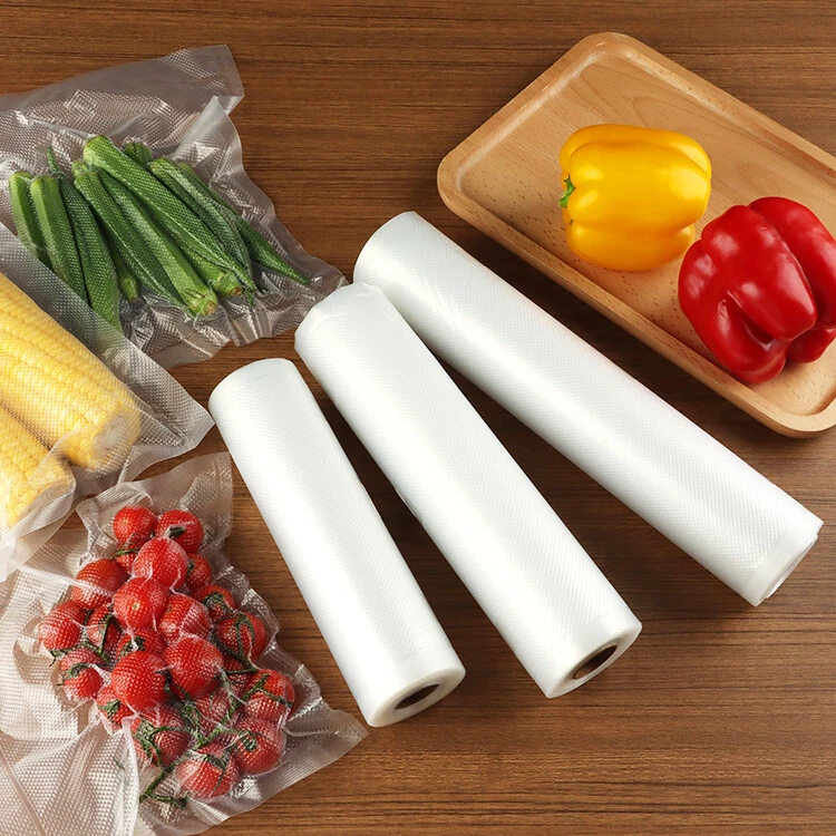 Vacuum Sealer Bags For Food Custom Printed Biodegradable Vacuum Storage Food Seal Bag Frozen Food Packaging Vacuum Sealer Bag