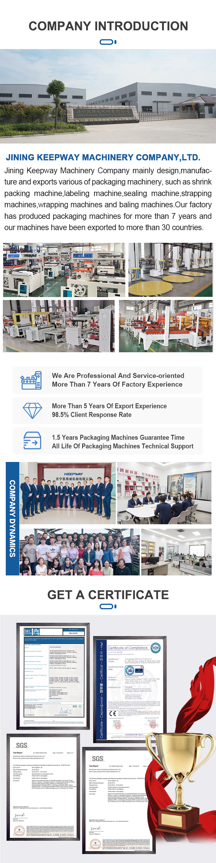 Manufacturing facility showcase