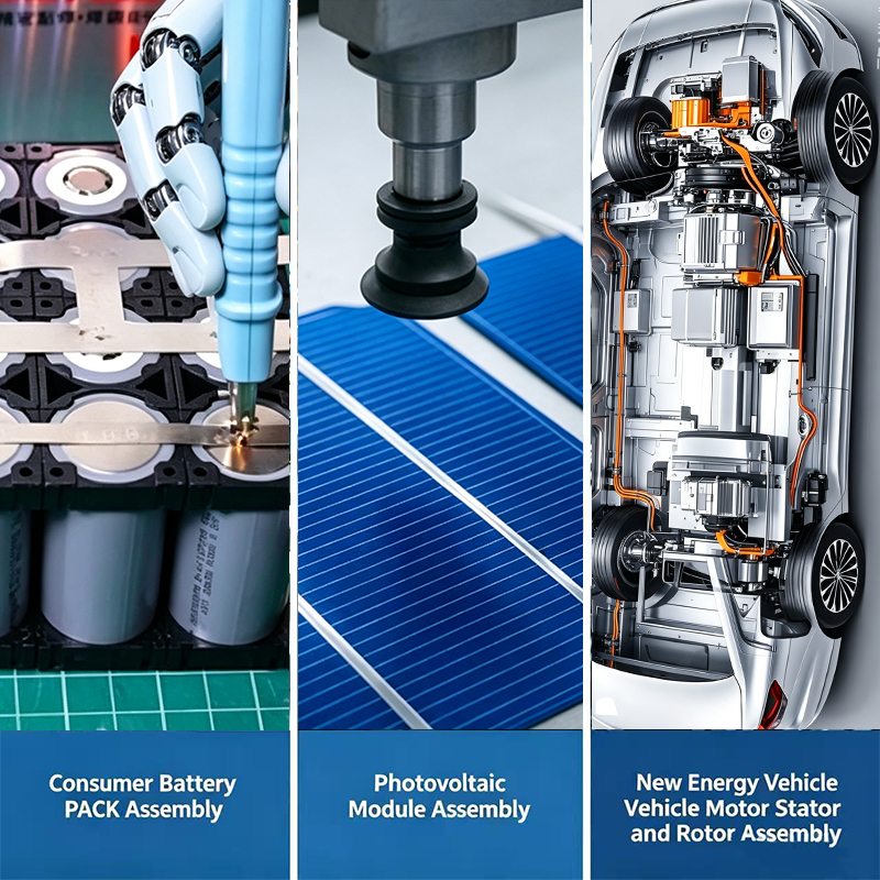 A Circular Guide Rail Conveyor For Power Battery Module Scrap Testing High Precision Fast Delivery And High Stability