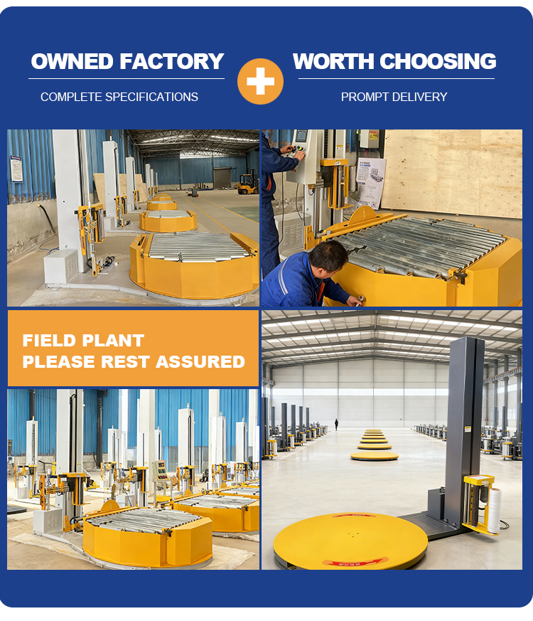 Fully Automatic Stretch Wrapper Stretch Film Pallet Wrapper Machine Pallet Wrapper