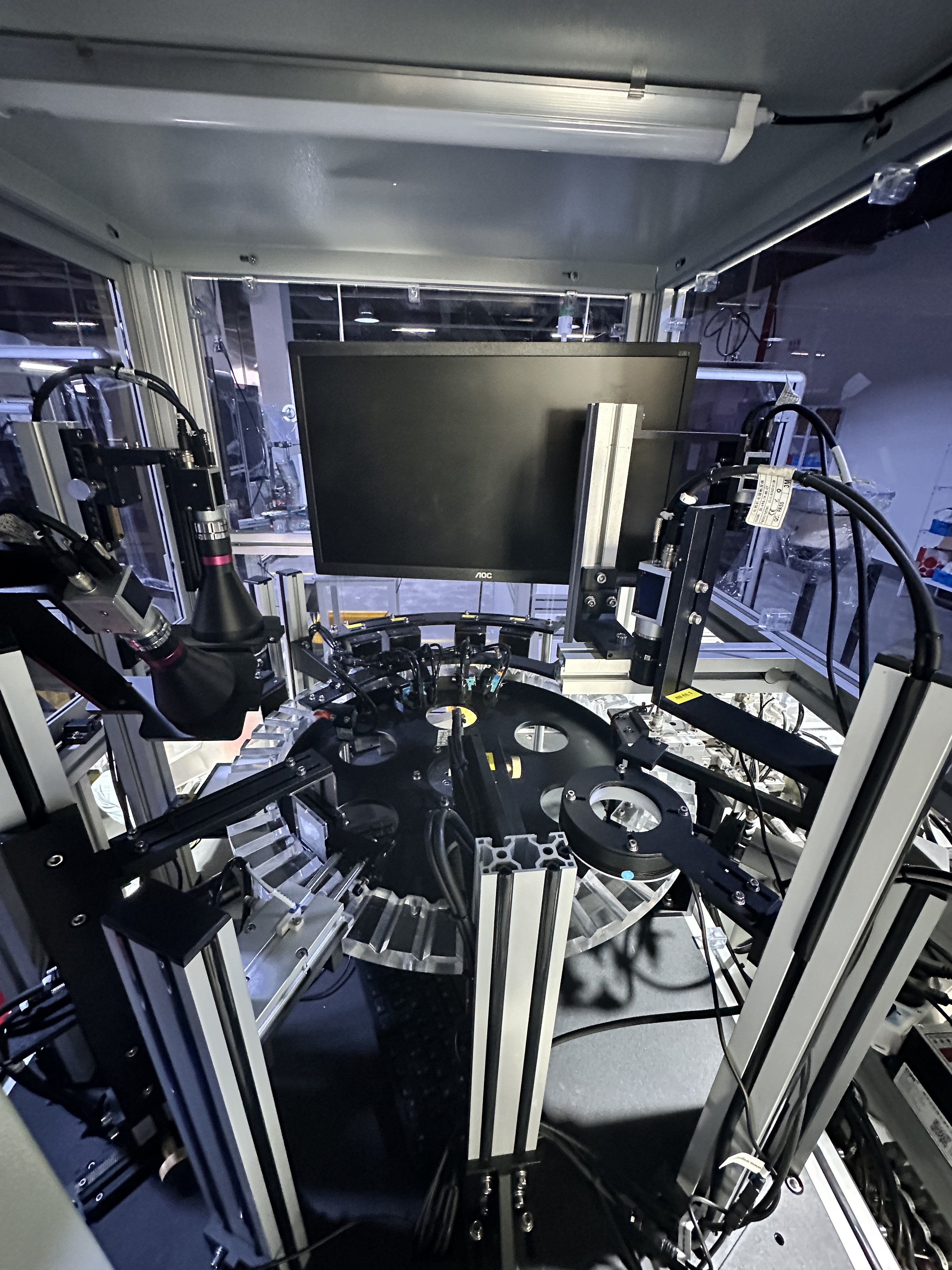 Reliable Quality Control Solution High-Precision Vision Inspection Machine for Customized Rotary Table Applications