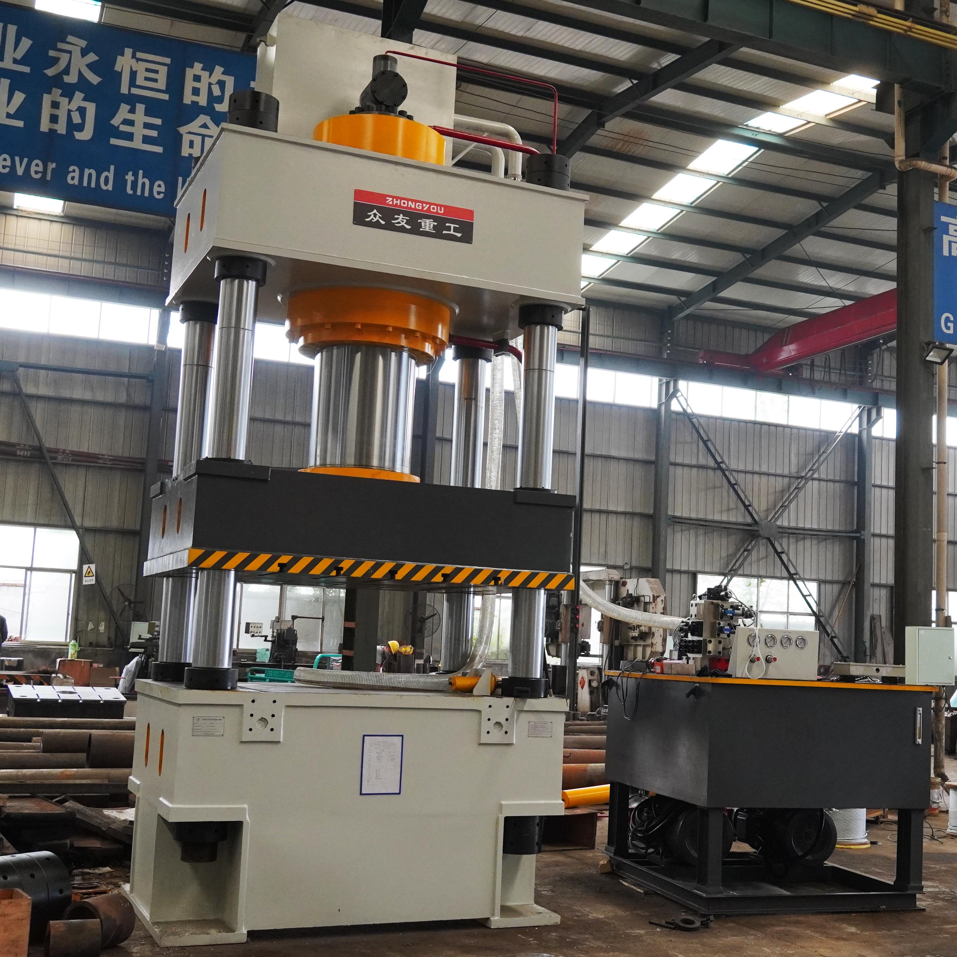 800T 1000 Ton Coconut Fiber Sawdust Pallet Making Machine Wood Chip Pallets Compressed Pallet Moulding Machine Production Line