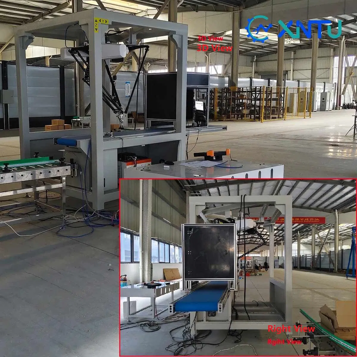 Customizable 1-4 Robot Delta Case Packer-CE/FDA Approved Automatic Packaging System for Irregular Goods