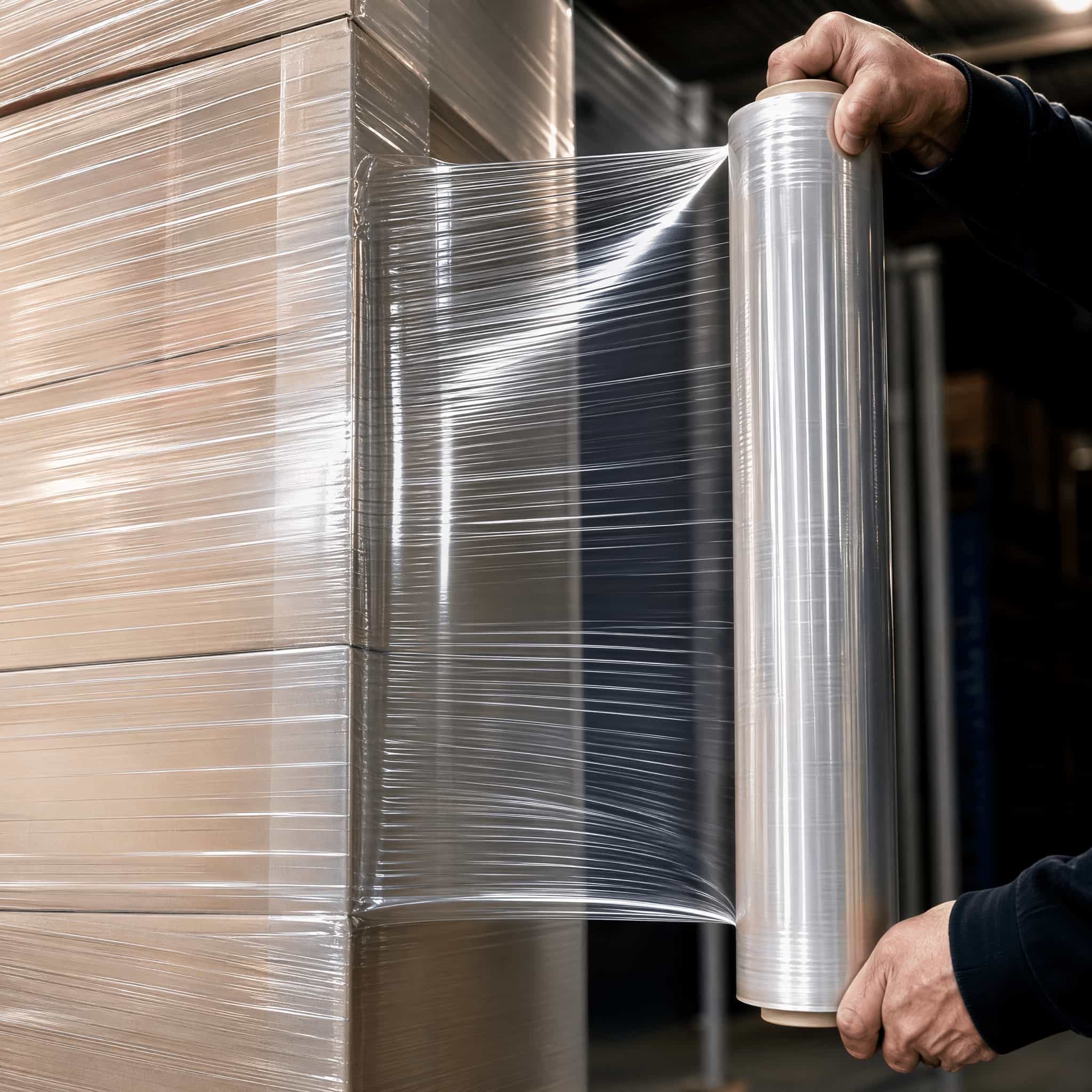 LLDPE Pallet Wrap Stretch Film Stretch Ceiling System Pvc Film Stretch 500mm Stretch Film Dispenser Lldpe Stretch Film Roll