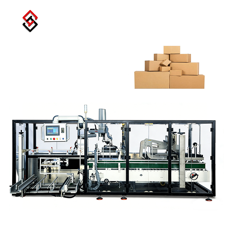 Automatic Case Packing Line Erector Sealer All-in-one Food Packaging Line