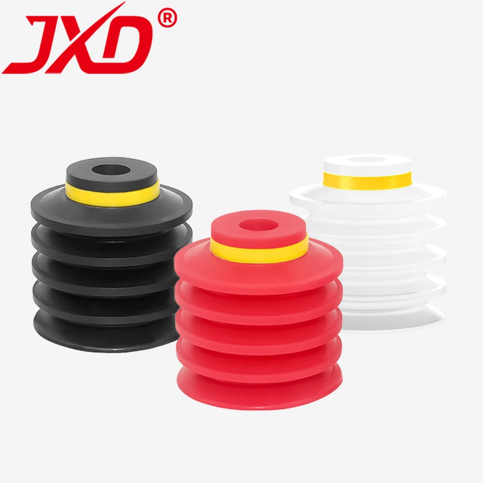 JXD PIAB Type BL20/30/40/50mm Actuator 5-Layer Silicone Suction Cup Irregular Soft Bag Packaging Robot Component