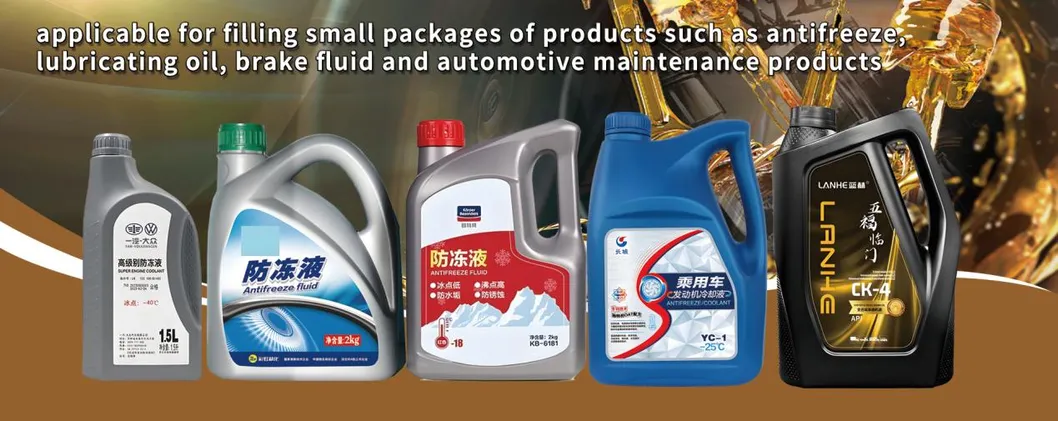 Advanced Automated Lubricant Packaging System for 1-5L Containers