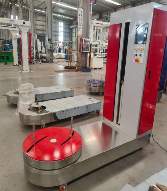 Most Popular ST600F-L Airport Hotel Luggage/Suitcase/Baggage Stretch Plastic Film Wrapping Wrapper Machine for Sale
