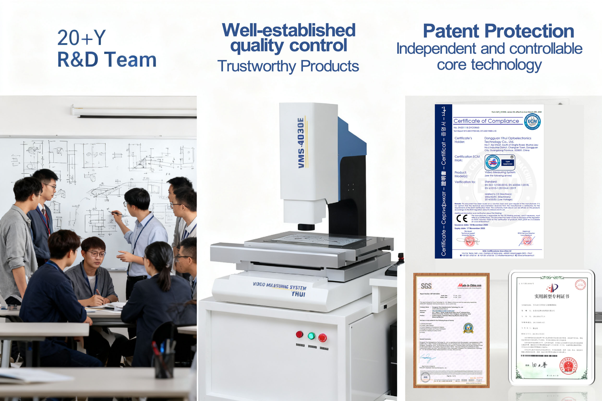 Quality Control Inspection Equipment Vision Measurement Machine
