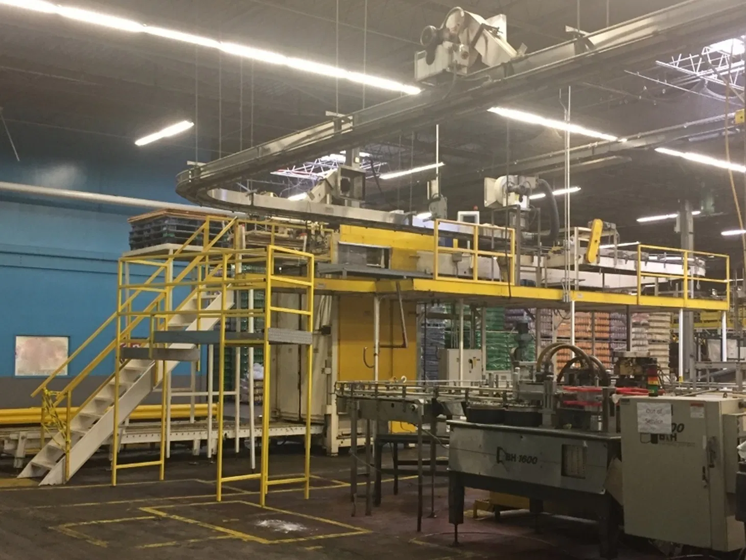 Automatic High Level Depalletizing System for Bags, Empty Glass Bottles, Cans