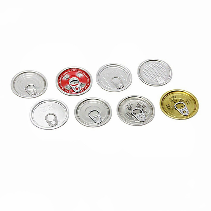 Customized Pressitin Aluminum Easy Open Ends Tin Can Packaging Cap