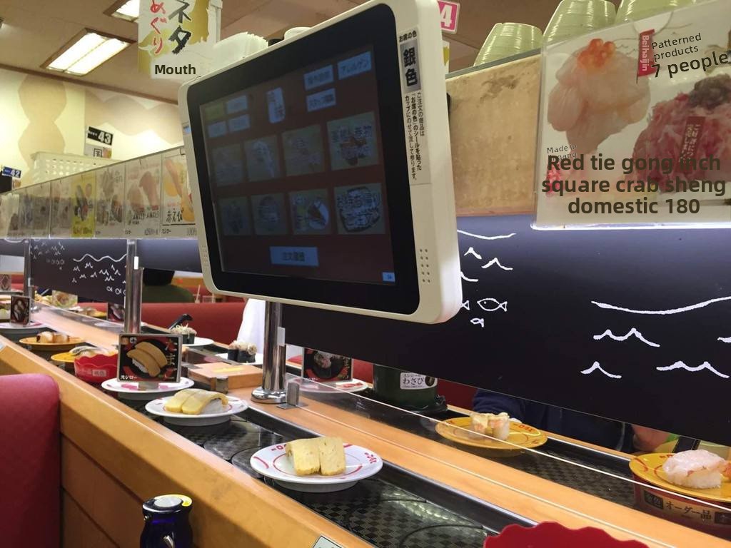 Conveyor System for Restaurant Customized Sushi Conveyor Belt System Automatic Conveyor Machine for Sushi Turning Equipment