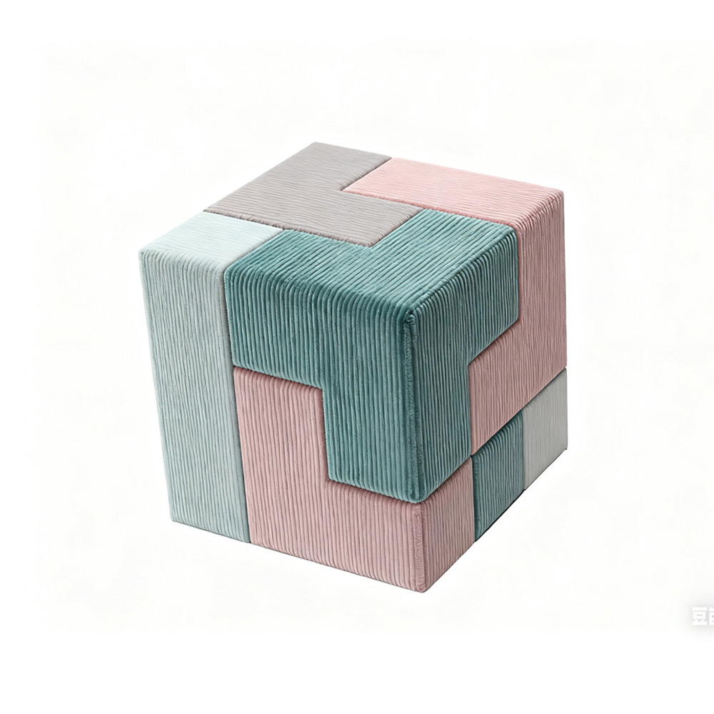 Hot Sale Children's Playground Soft Play Equipment Cartoon Shape Foam Block Cubic Set Customized Color 66x66x66cm 2-9Y Unisex