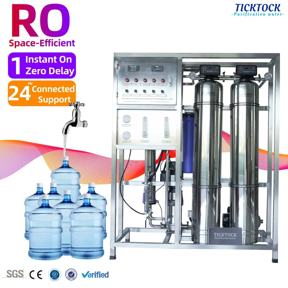 Reverse Osmosis Purified Water Treatment System with PLC Industry and Family Use