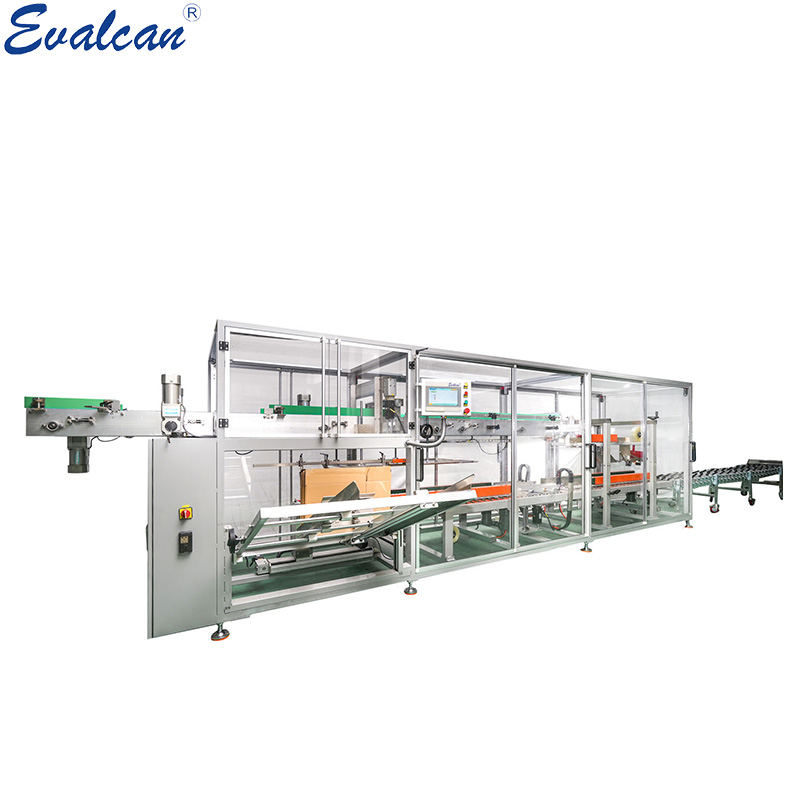 Top load case packer