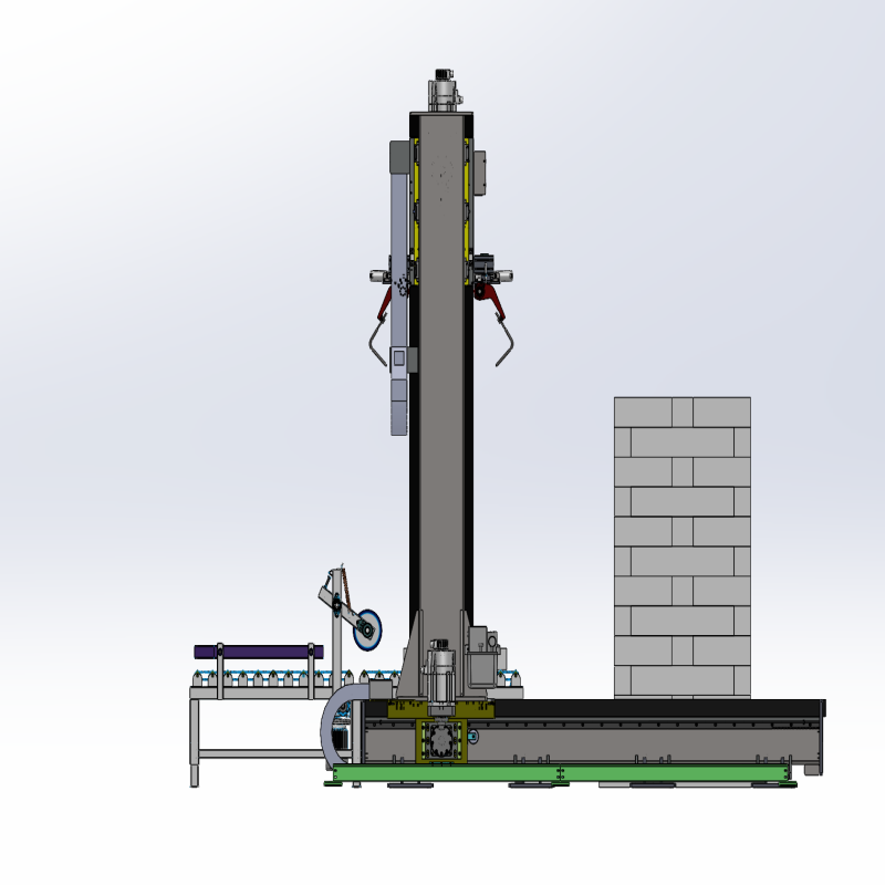 Automatic Bag Palletizing Machine Gantry Type Robot Line China Origin 2000kg 1 Year Warranty 4-10 kW Power 220/380V Voltage