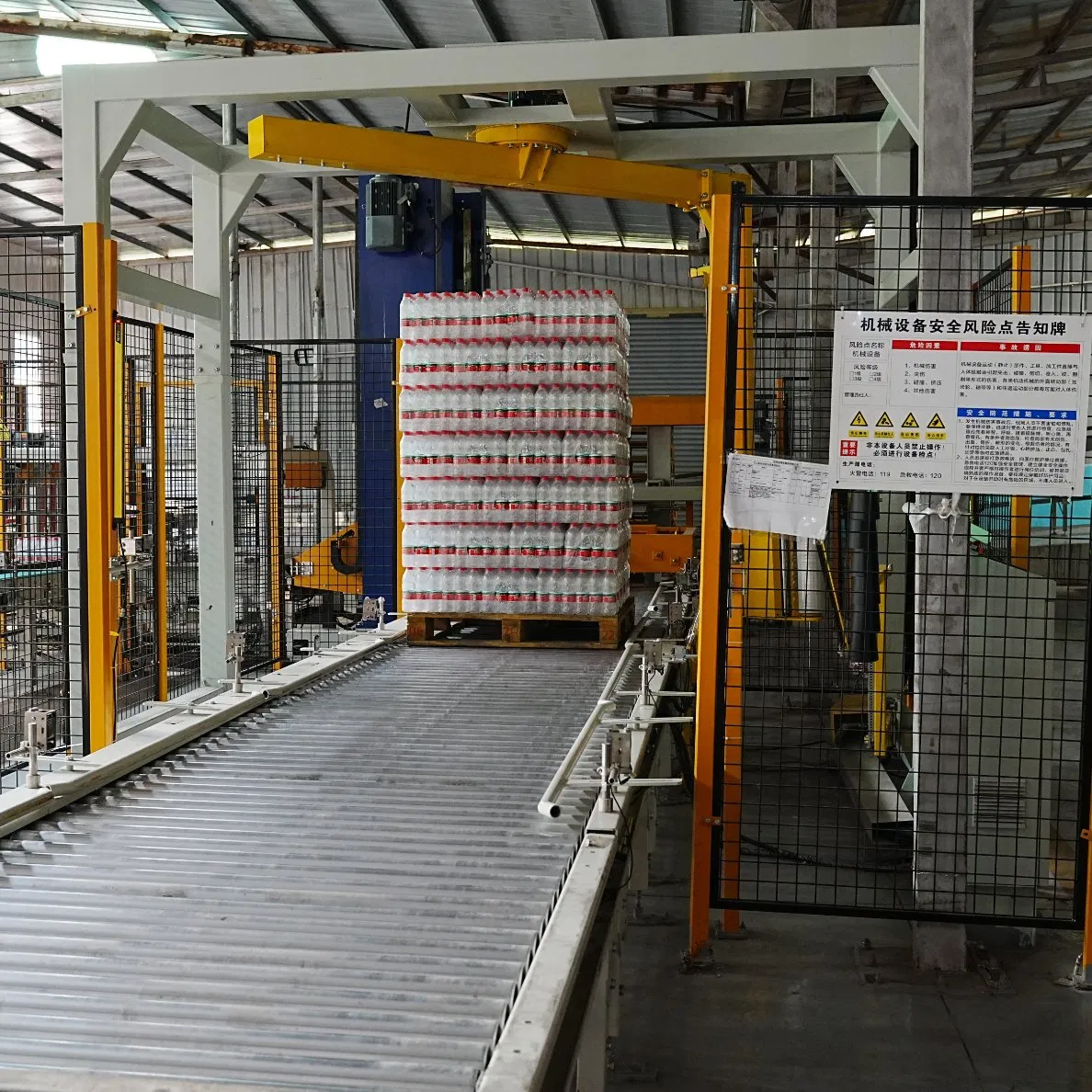 Fully Automatic Canned Food Unstacking Machine Can Palletizing and Depalletizing System