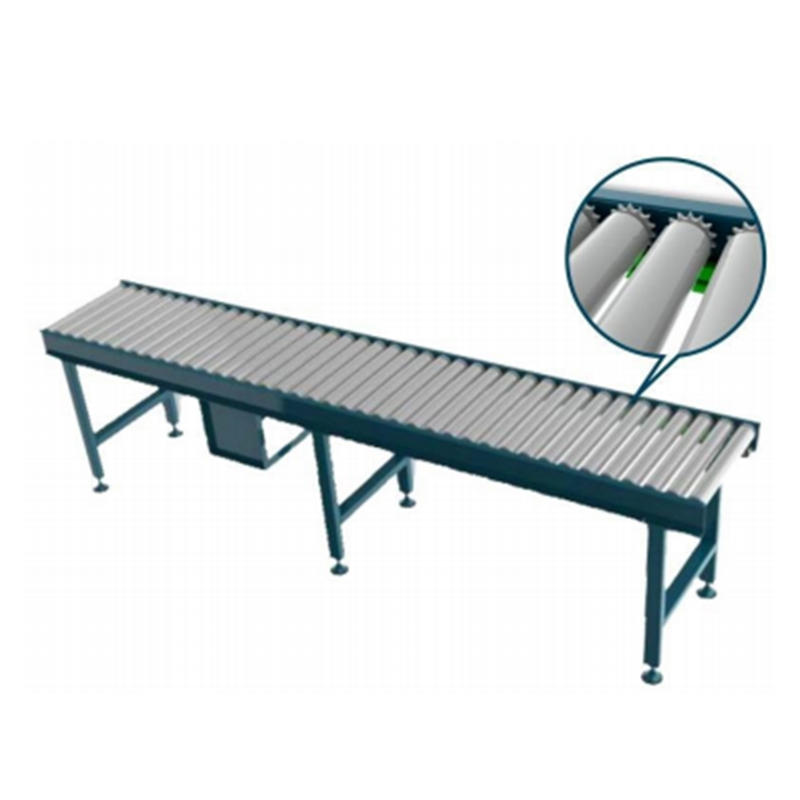 Light Duty Compact Roller Conveyor Small Automated Conveying Machine for Electronic Parts Assembly and Inspection Production