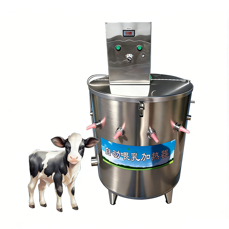 Automatic Intelligent Constant Temperature Calf Milk Feeding Machine Leakage Protection Mobile Milk Feeder with Wheels