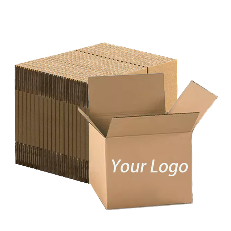 Custom Double Wall Corrugated Shipping Box Brown Strong Moving Storage Carton Packaging Cardboard Boxes For Brand Packaging